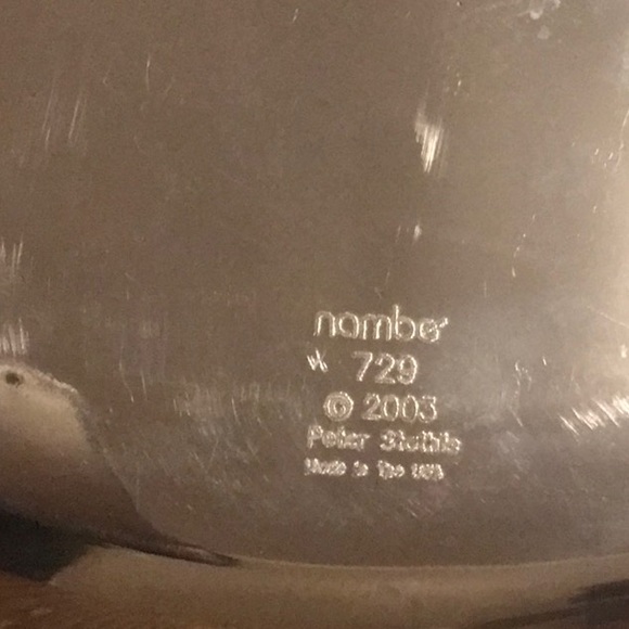 Nambe #729 -2003 Peter Stahis design - USA made in 2003. Gently used 2 available - Picture 4 of 5